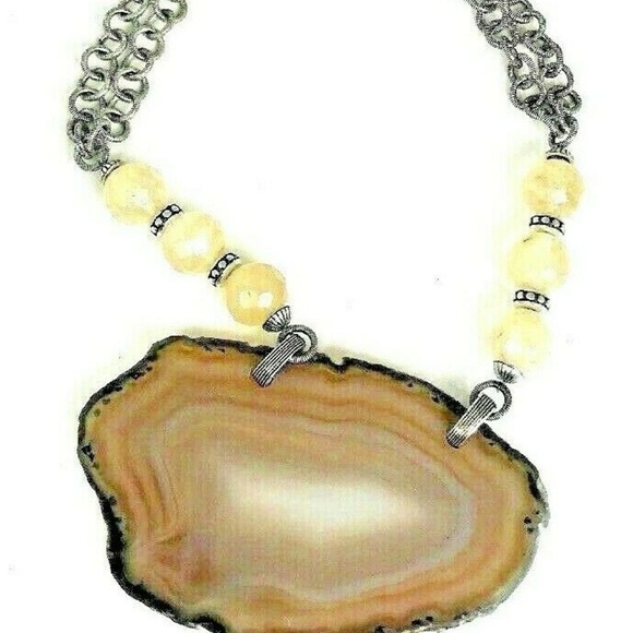 Brighton Jewelry - Brighton Jewelry Large Statement Necklace Gem Slat